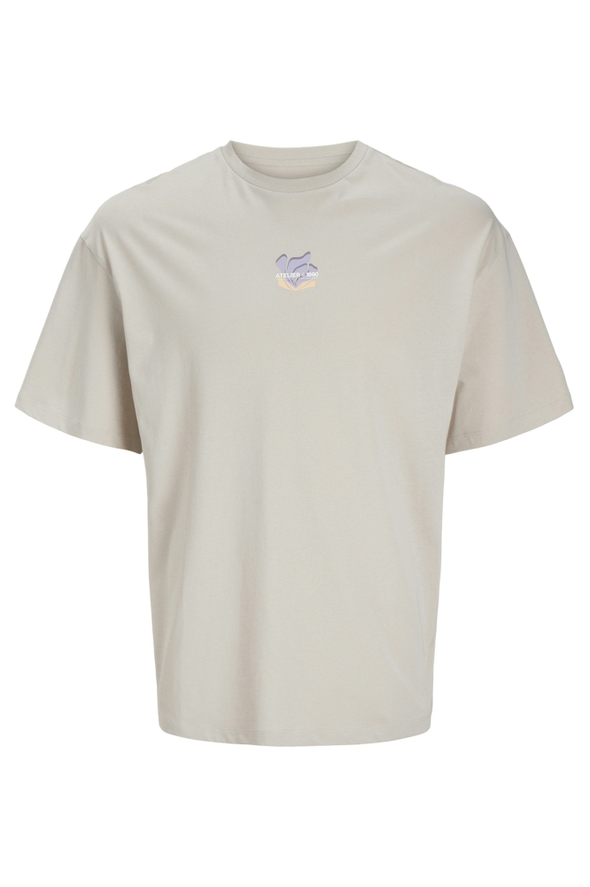 JJEAMES TEE SS CREW NECK 12268471 MOONBEAM